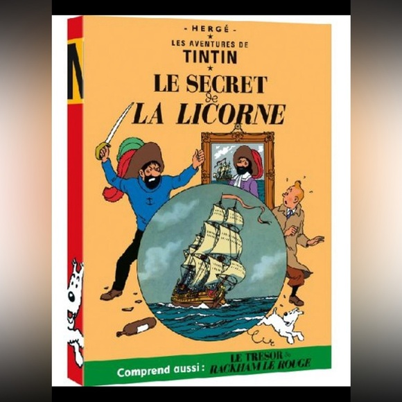 DVD - Les Adventures de Tintin, Vol. 9-Le Secret de la Licorne/Le Tresor de Rac - Picture 1 of 1